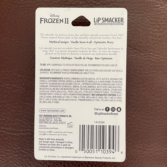 Disney Frozen ll Lip Smackers Set - Picture 2 of 2